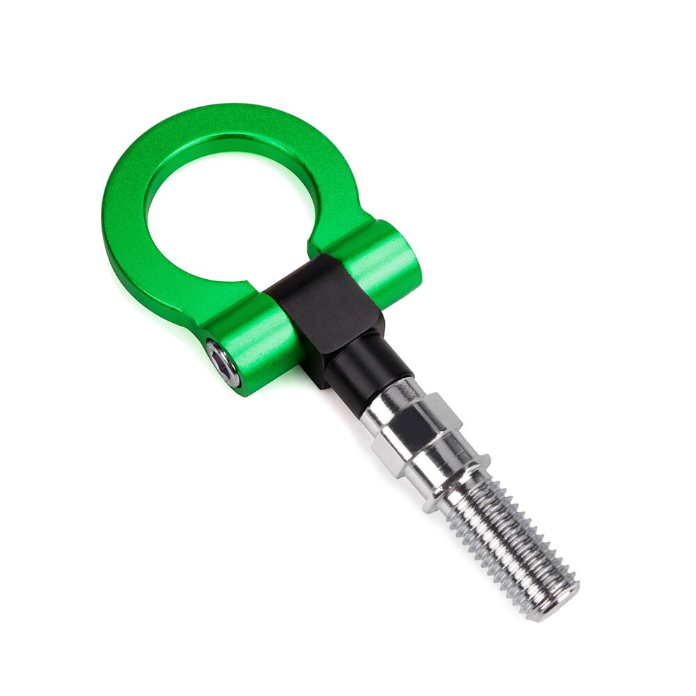 RASTP Aluminum Forge Front Towing Hook Front Tow Hook Bar for Japanese Car/Mazda RS-TH008-2: green