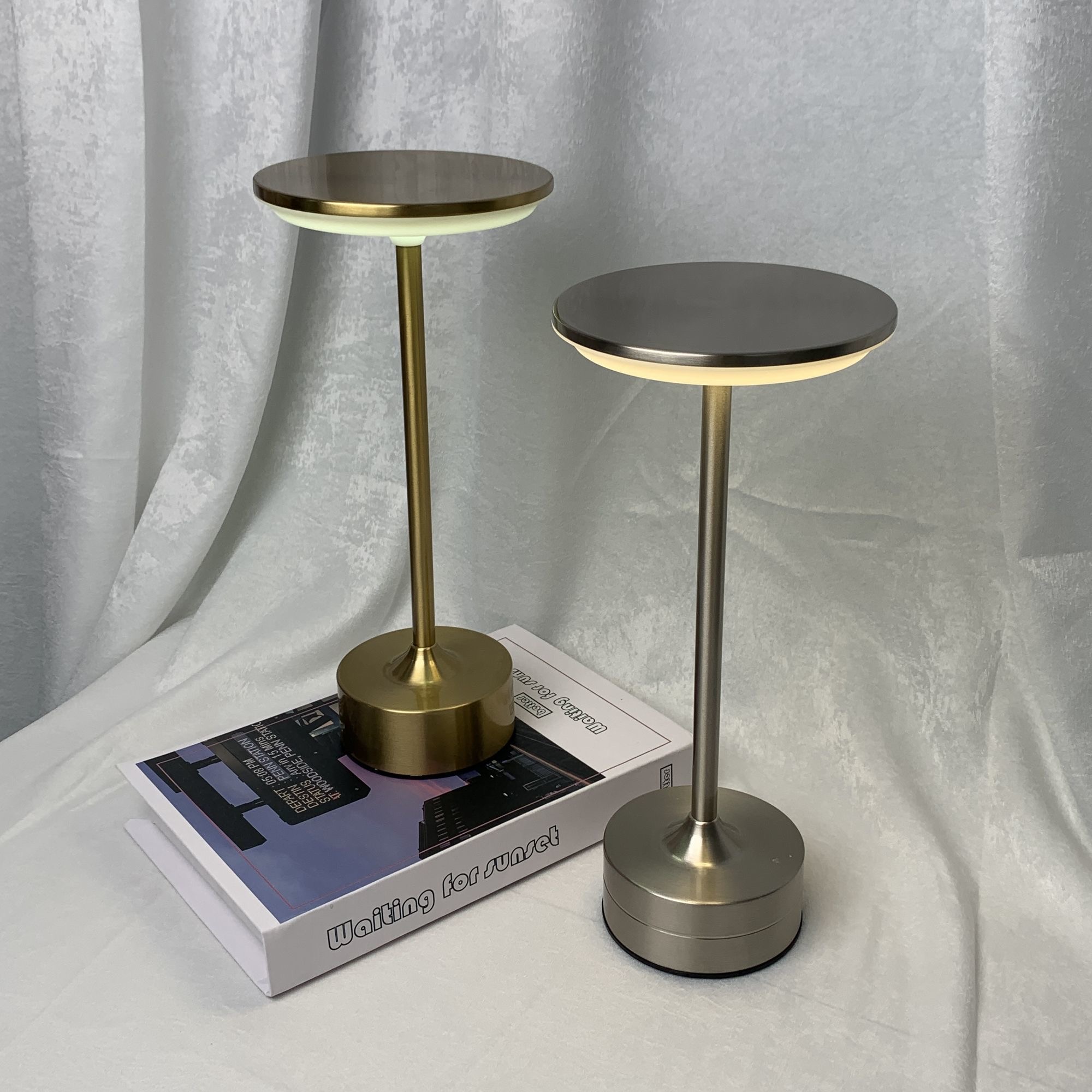 LED Table Lamp rechargeable lamp Wireless Reading lamps bedside desk lamp Touch Sensor lamps for bedroom Table Room decoration