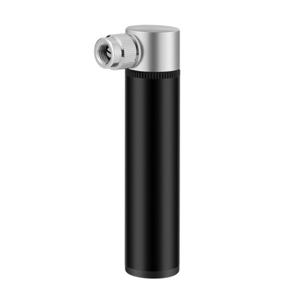 Portable Hand Bicycle Pump 120psi High Pressure Pump Aluminum Alloy MTB Mountain Bike Tire Valve Inflator Bicycle Accessories: black