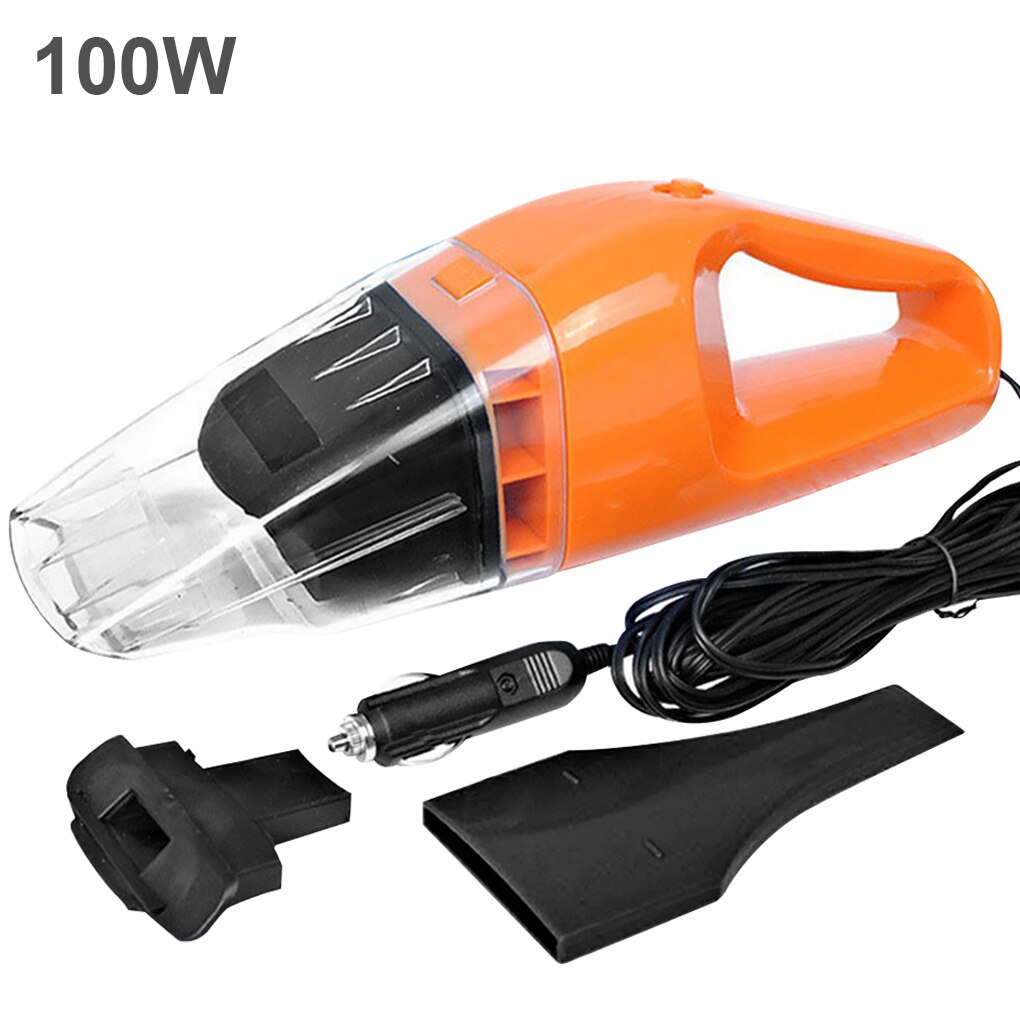 Aspirador de coche aspiradora de mano Mini aspiradora para coche Aspirateur 5Kpa poderoso aspiradoras Auto: Orange 100w