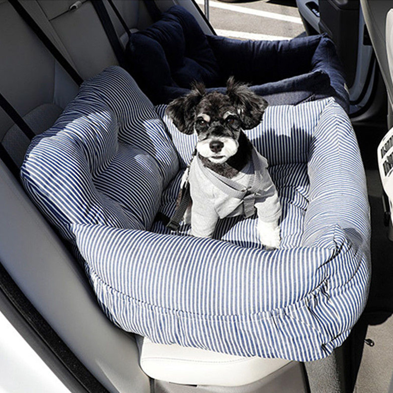 Multifonctionnel transporteur pour animaux de compagnie rehausseur lit de luxe chien voiture épaissir siège couverture matelas pour voyage extérieur intérieur chien lit
