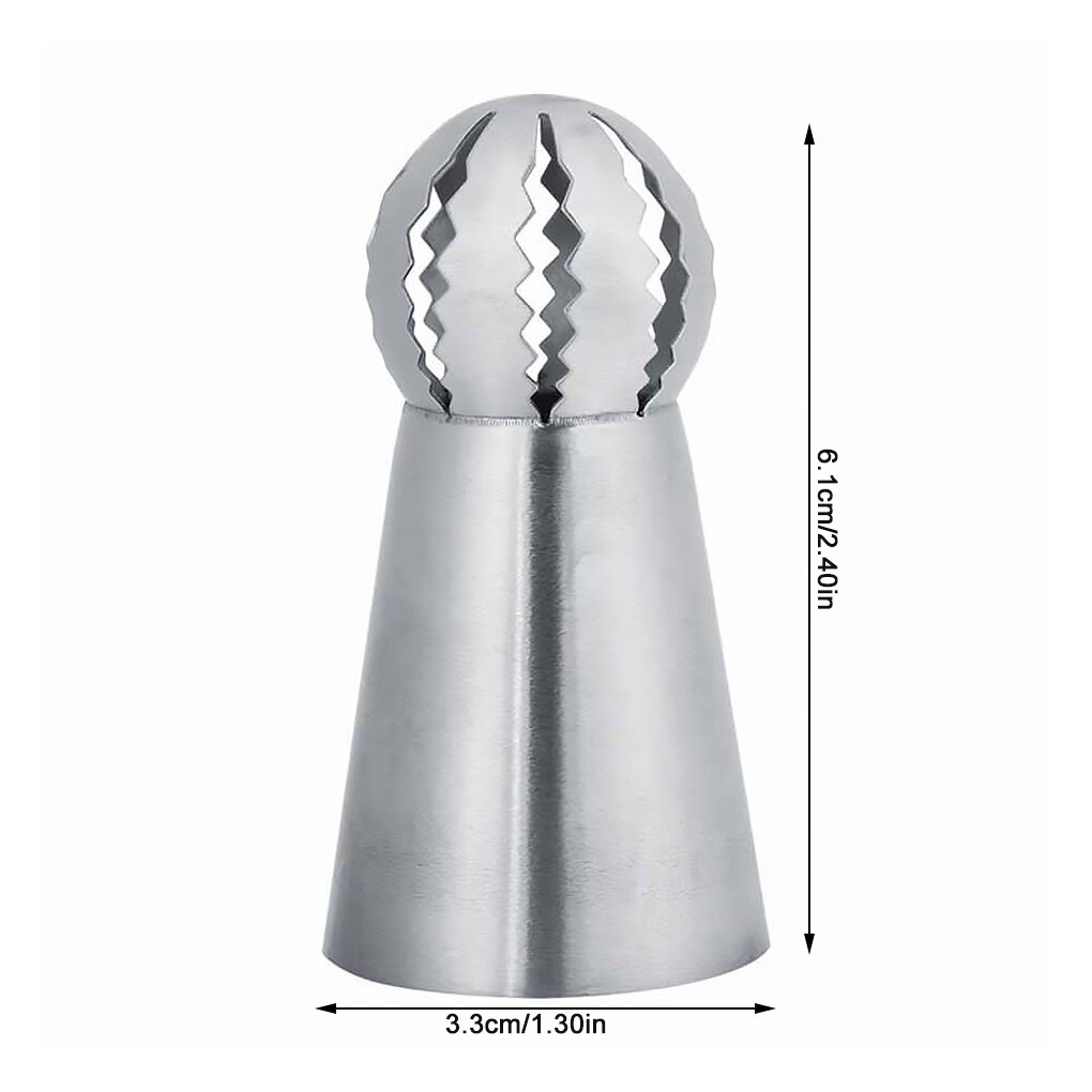 1 Pcs Russo Fiore Icing Piping Ugelli Consigli Cupcake Decorating Ugelli Tip Sfera Sfera Attrezzi Della Decorazione Della Torta Della Pasticceria Strumenti: HA8535-02