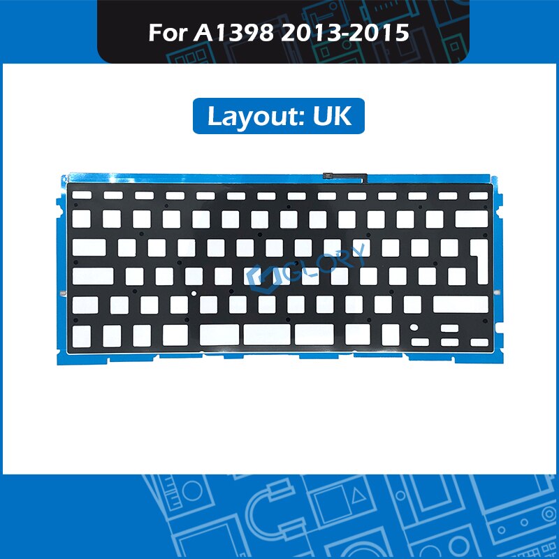 Laptop A1398 Toetsenbord Backlight Voor Macbook Pro Retina 15 "A1398 Toetsenbord Reparatie: UK