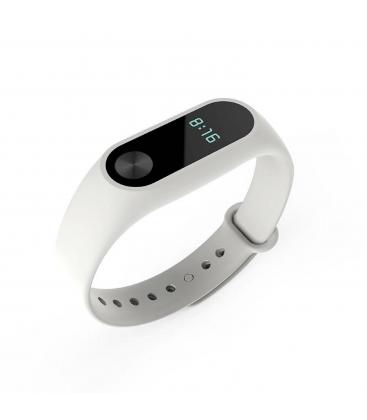 Bracelet silicone de remplacement pour montre bracelet Xiaomi mon bracelet 3 couleur blanc