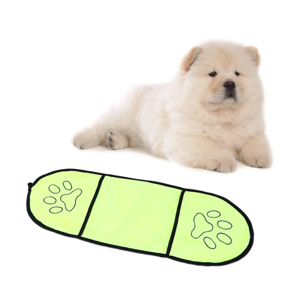 Superfine fiber badehåndkle hund dusj håndkle vannabsorberende badehåndkle kjæledyr rekvisita (rosa): Gul