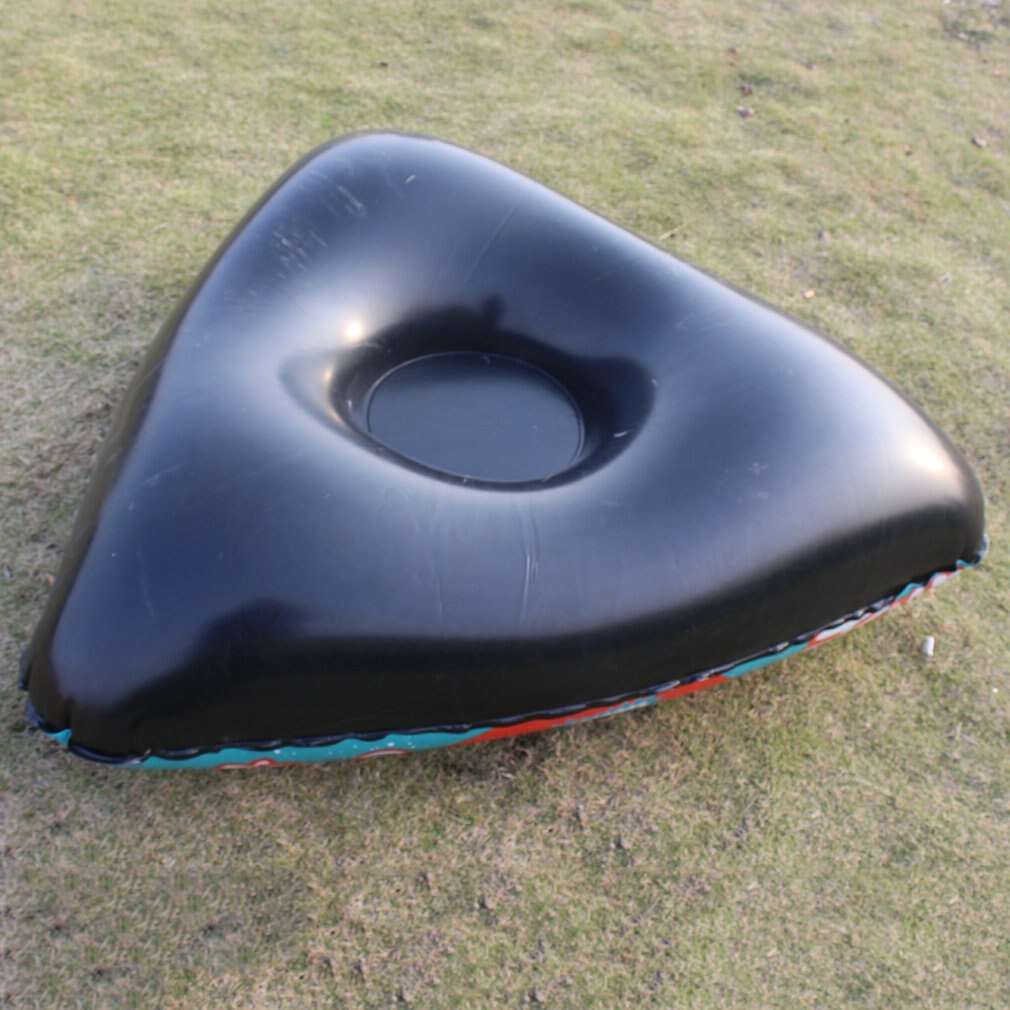 122cm Schnee Schlauch Aufblasbare Winter Einzigen Dreieck Ski Schnee Schläuche Erwachsene Sitz Schnee Rohr Kalt-Beständig Verdickt PVC schnee Schläuche