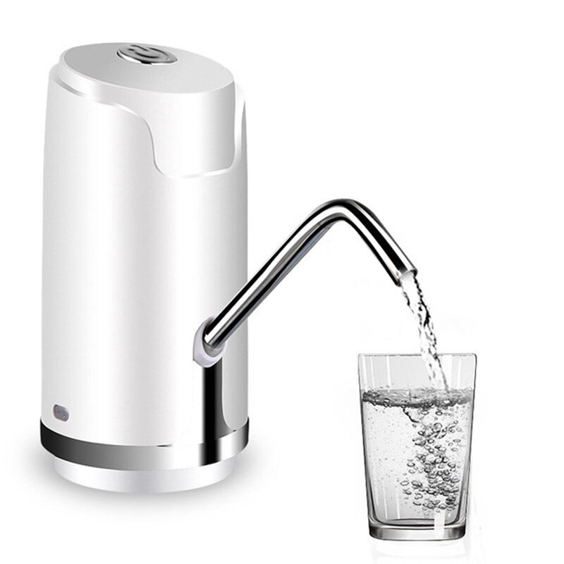 Mini White Wireless Electric Water Pump Bottled Water Rechargeable Mini Water Dispenser For Drinking Water Bottles Quantitative