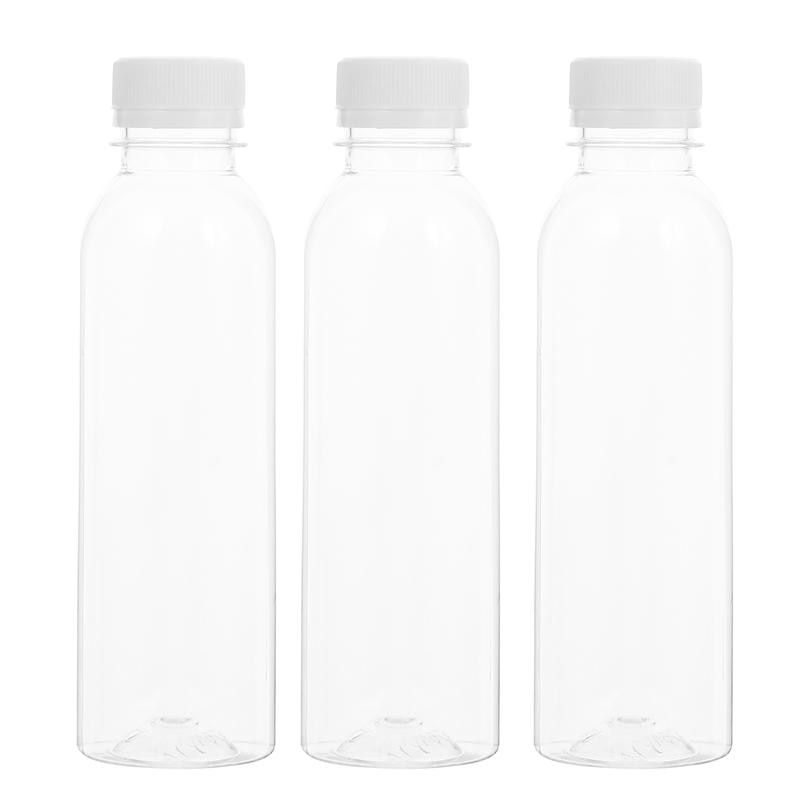 1 Set 20 Pcs 250ML Plastic Empty Bottles Beverage Bottles (Transparent)