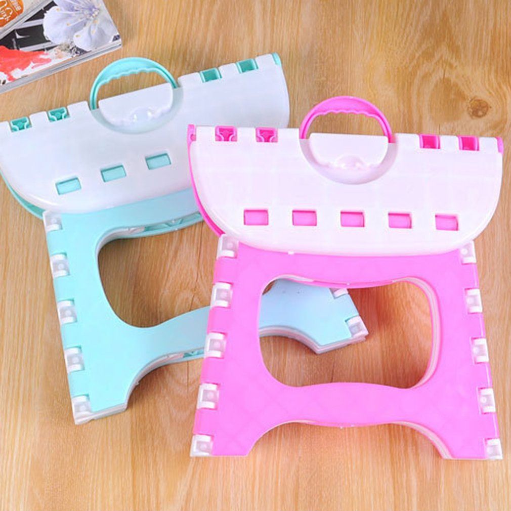 Portable Folding Stool Children Stool Plastic Outdoor Chair Bench for Fishing Camping Hiking Beach Picnic BBQ