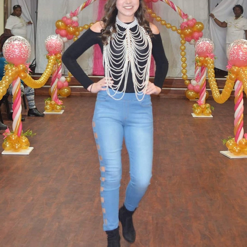 Collares sexis de chal de perlas para mujer, Collar de hombro, colgantes de cadena larga, collares, cadena de suéter, accesorios de joyería para vestido de novia