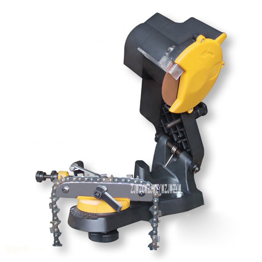 ZF-ES002 Bar Mounted Electric Chainsaw Sharpener Power-Off Protection Switch Bench Chainsaw Grinder Working Wood Power Tools