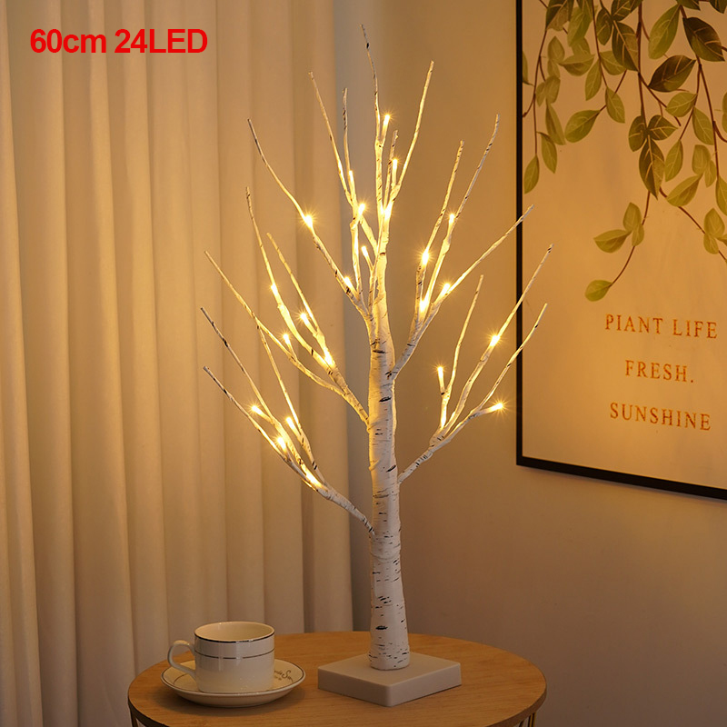 Heißer Ostern Baum Mit 24/144 LED-leuchten Weiß Leuchten Mini Zweig Baum Lampe Dekorationen Für Hängen Weihnachten Festival Ornamente: Tiefe Saphir