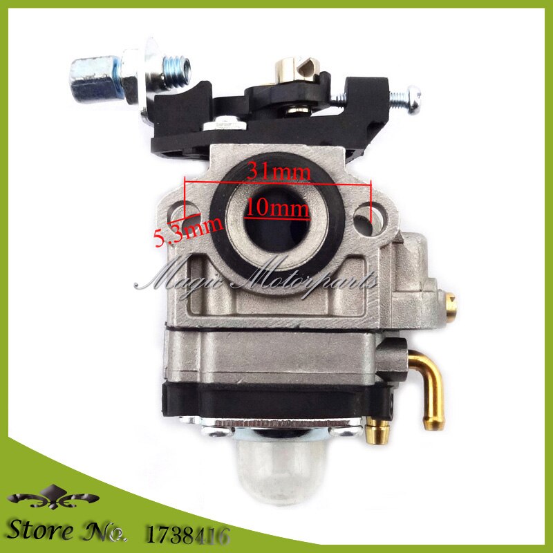 10mm Carb Carburetor For 23cc 25cc 26cc 33cc 36cc MOBY BLADEZ XL Gas Scooter Goped