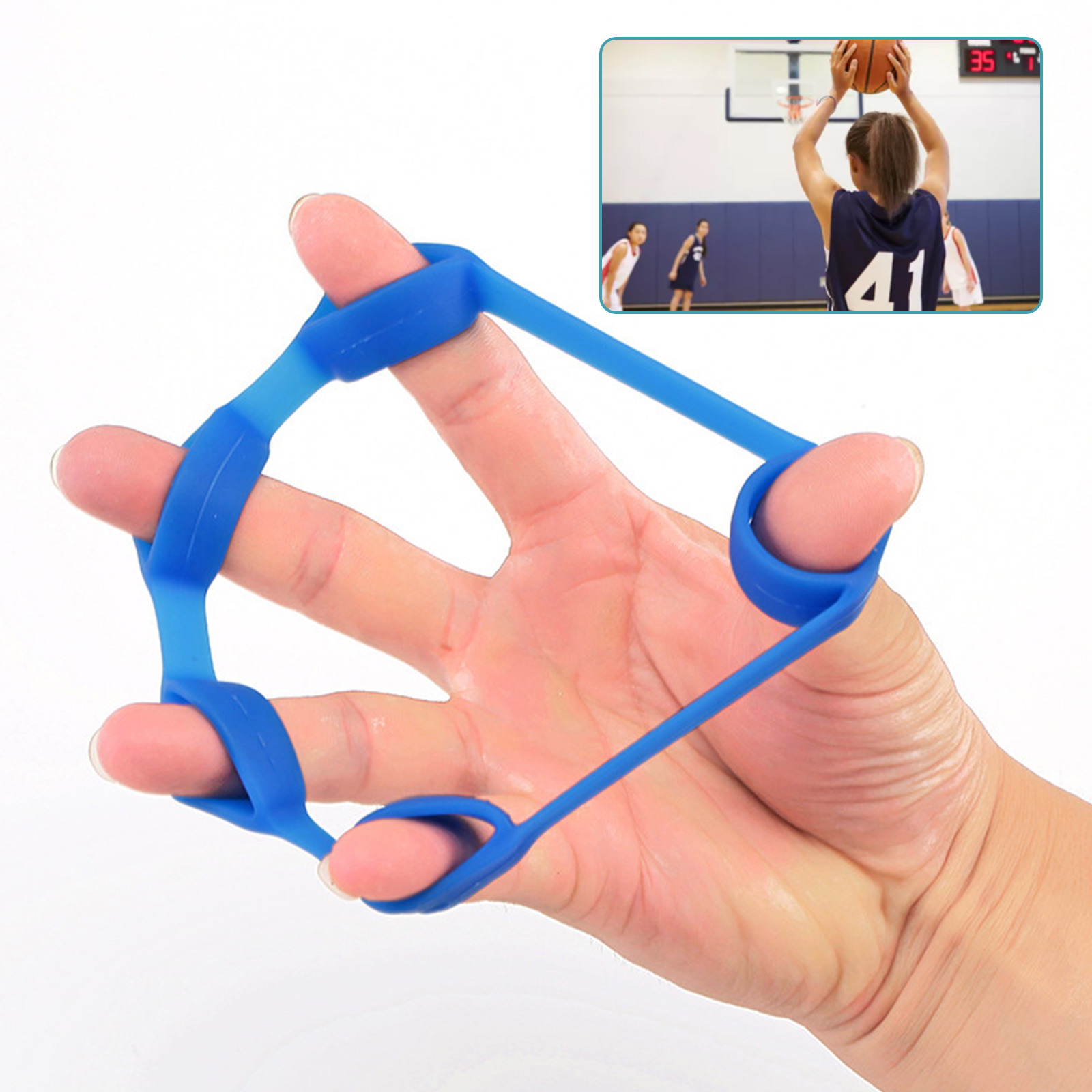Hand greifer Silikon Finger Expander Übungs griff ziehen Ring Band Handgelenk Kraft Trainer Finger Trainer Widerstand Fitness