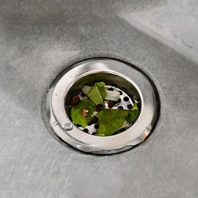 Douche haar zeef Metalen Aanrecht Filter Riool Afvoer Douche Drain Haar Colanders Zeef Filter Badkamer Afvoerputje
