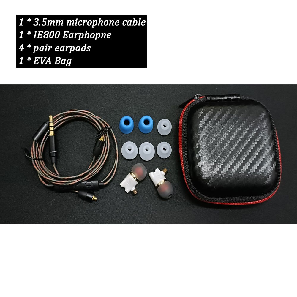 Newest MFI Lightning/Type-c DAC Decoding ALC5686 cable DIY Earphone For Senhai IE800 S Hybrid Drive Ceramic Cavity Headset: 3.5mm White
