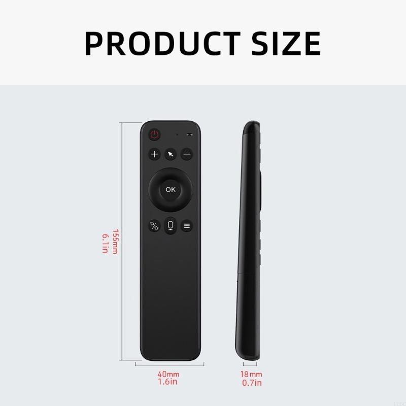 U55C Wireless Bluetooth-compatible Voice Remote Controls Replacement Voice Commands Intelligent Gyroscope Controls for TV Boxes