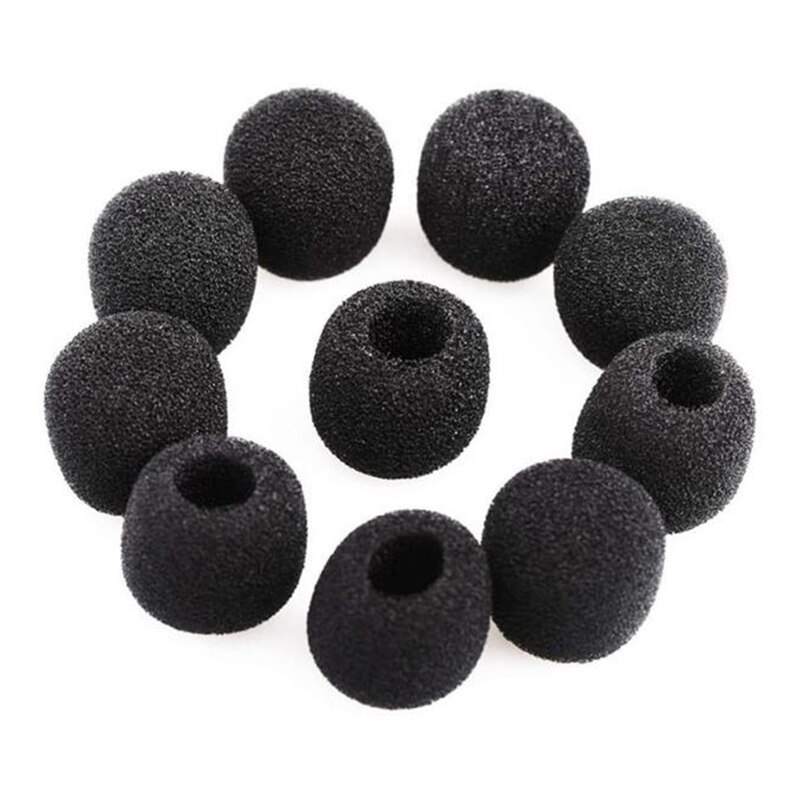 Mini mikrofonskydd headset ersättning skum mikrofon täck vindruta