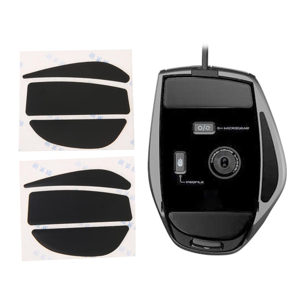 2 Sets 0.6mm Thickness Replacement Mouse Feet Mouse Skates for Logitech G9 G9X