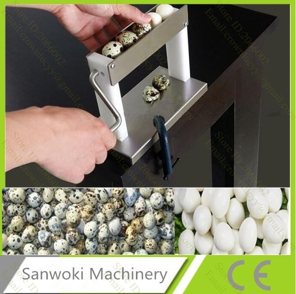 Household manual Quail eggs shelling machine; egg processing machine