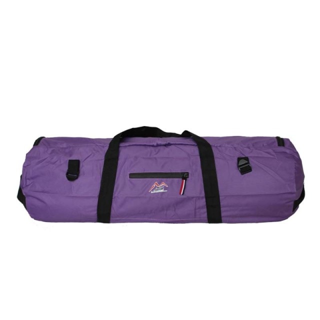 Stor kapacitet hopfällbar tältförvaring bärväska vattentät bagagepåse för camping vandring picknick arrangör promenadhållare: Lila  s 75 x 26 x 26cm