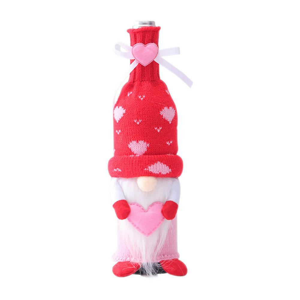 2021 walentynki mikołaj pokrowiec na termofor na walentynki nowe opakowanie na prezent wystrój torby świąteczny prezent dzień rok szczęśliwy B1P9: A