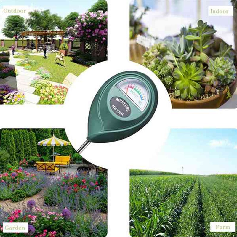 Bodem Tester Vocht Sensor Meter, Hygrometer Vocht Sensor Voor Tuin, Boerderij, Gazon Planten Indoor Outdoor 2 Pack