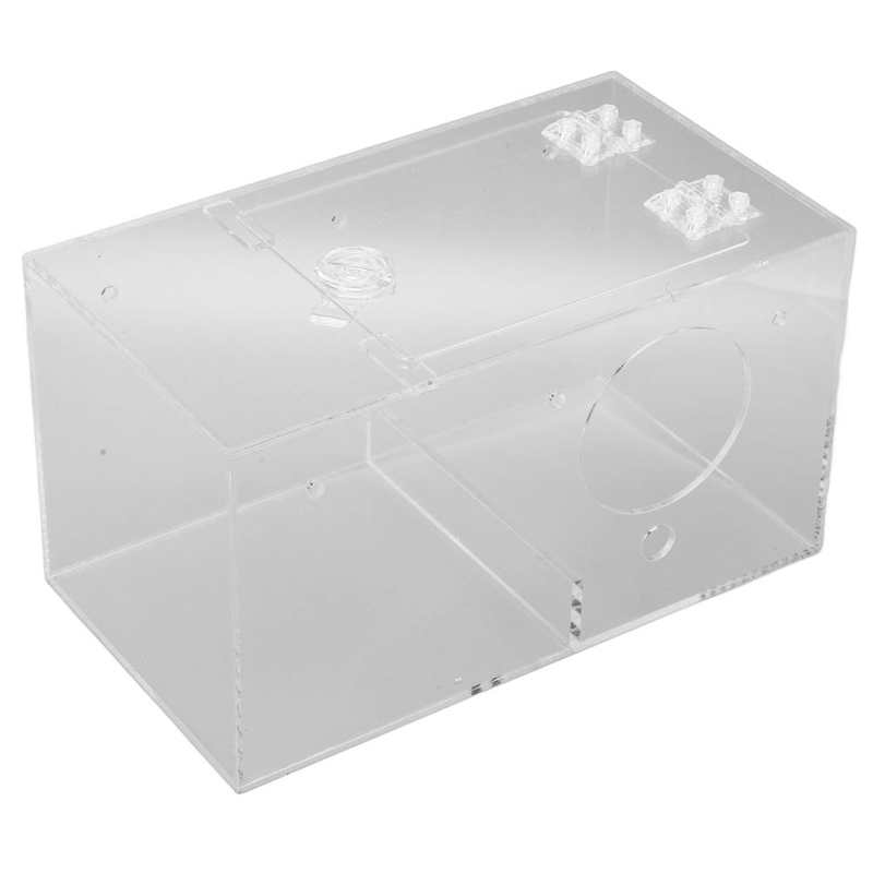 Bird Incubator Cage Easy To Install Fully Transparent Safe Comfortable Parrot Acrylic Breeding Box Encourages Natural Behaviors