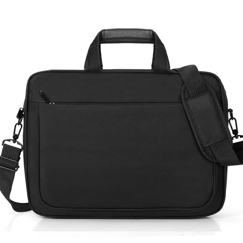 Laptop Tas 14 15Inch Nylon Gewijd Computer Tassen Voor Mannen Vrouwen Kosteneffectieve Laptop Tas Outdoor Schouder Kantoor tas: 15.6inch black