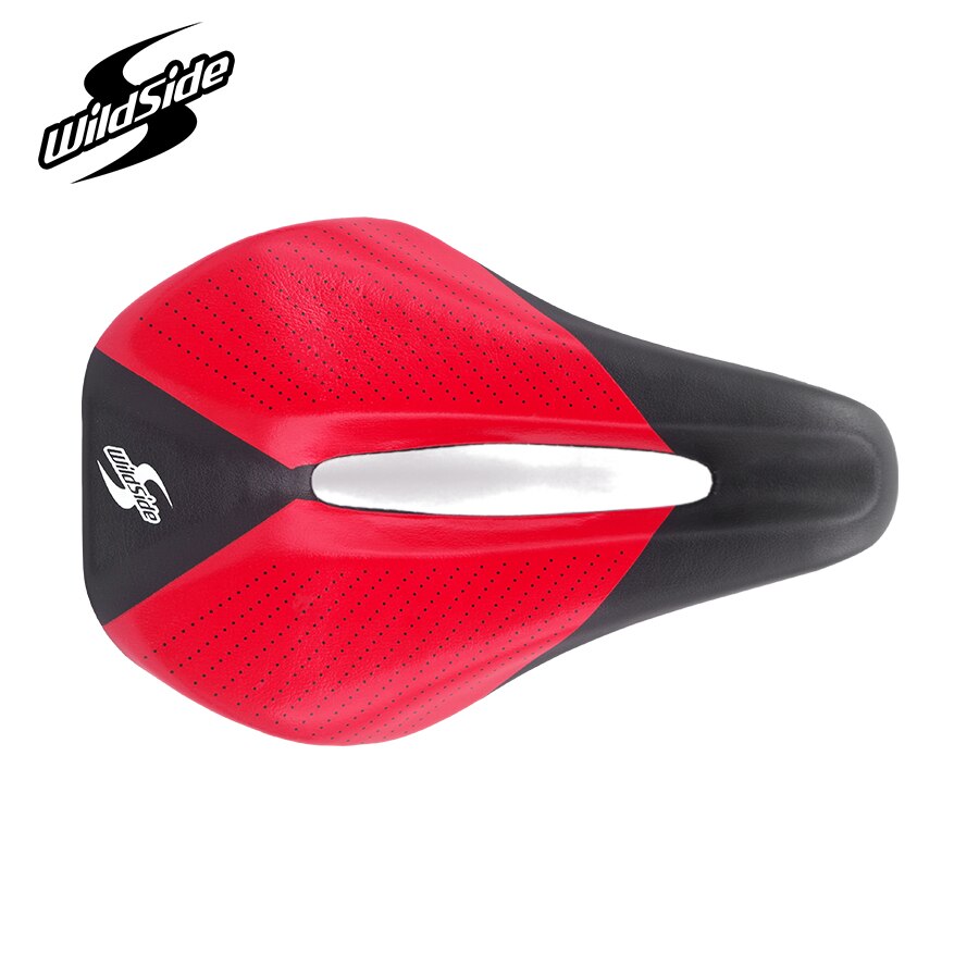 WILDSIDE bicycle saddle triathlon Time Trial tt saddle road mtb mountain bike saddle Split wide cycling seat riding accessories: Red
