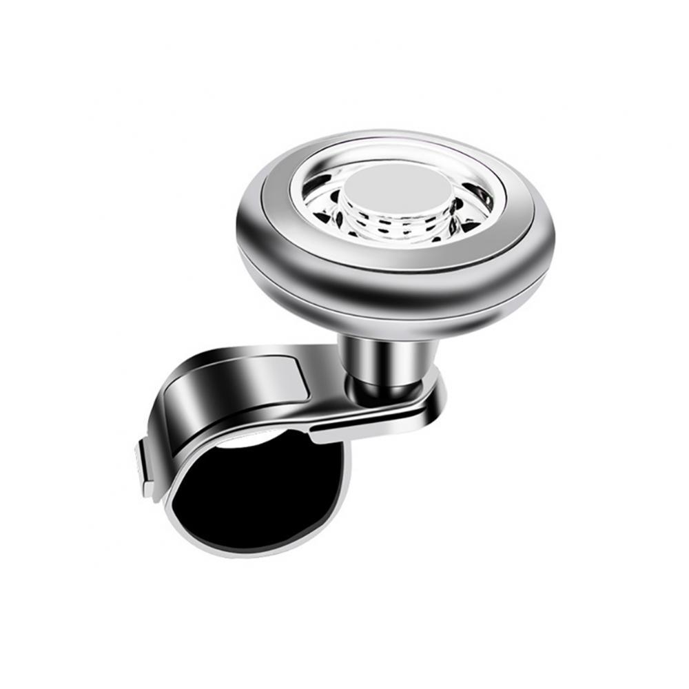 Bola de refuerzo Universal para coche, accesorios de perilla para volante de camión: Plata