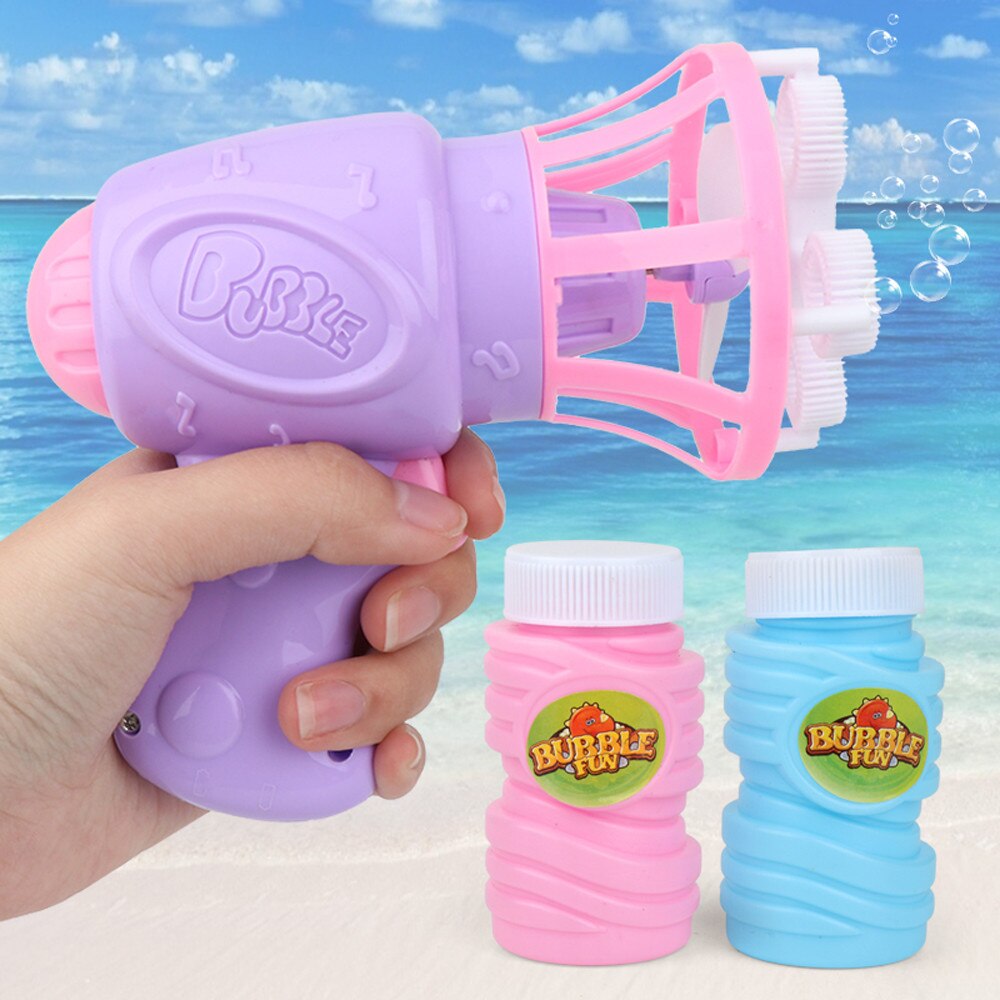 Grappige Automatische Bubble Blower Fan Elektrische Bubble Machine Outdoor Kinderen Speelgoed Game Funny Brinquedos Juguetes Игрушки Антистресс