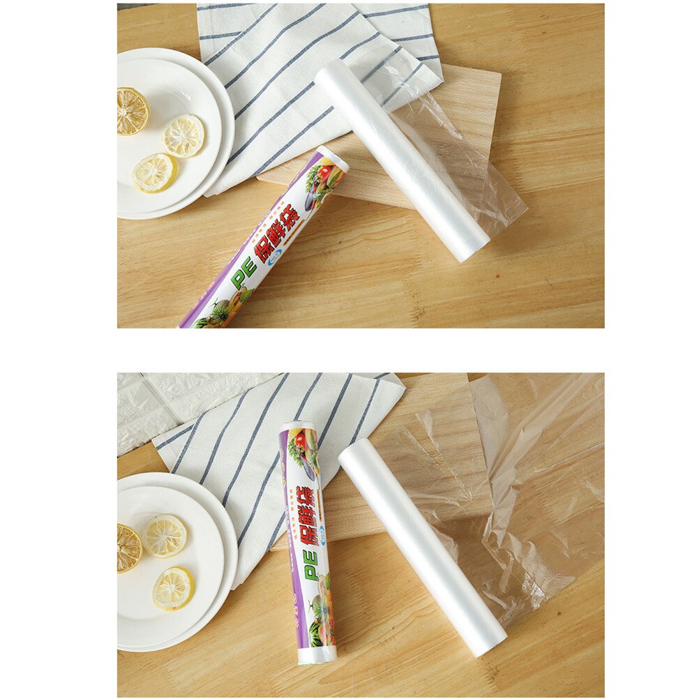 1 Roll Keuken Fris Houden Warmte Sealer Voedsel Saver Bag Vacuüm Voedsel Fruit Opbergtas Verpakking Plastic Zakken Saran Wrap