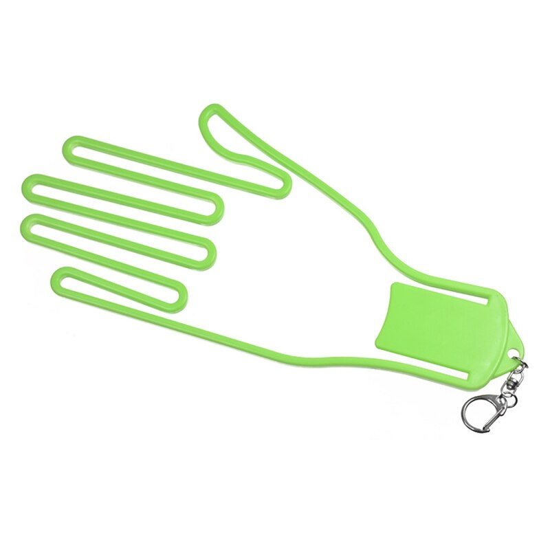 Golf Handschuhe Halfter Kreative Kunststoff Mit Schlüssel Kette Sport Golf Getriebe Handschuhe Gestell Trockner KleiderbüGel Bahre Golfspieler Zubehör: Gelb