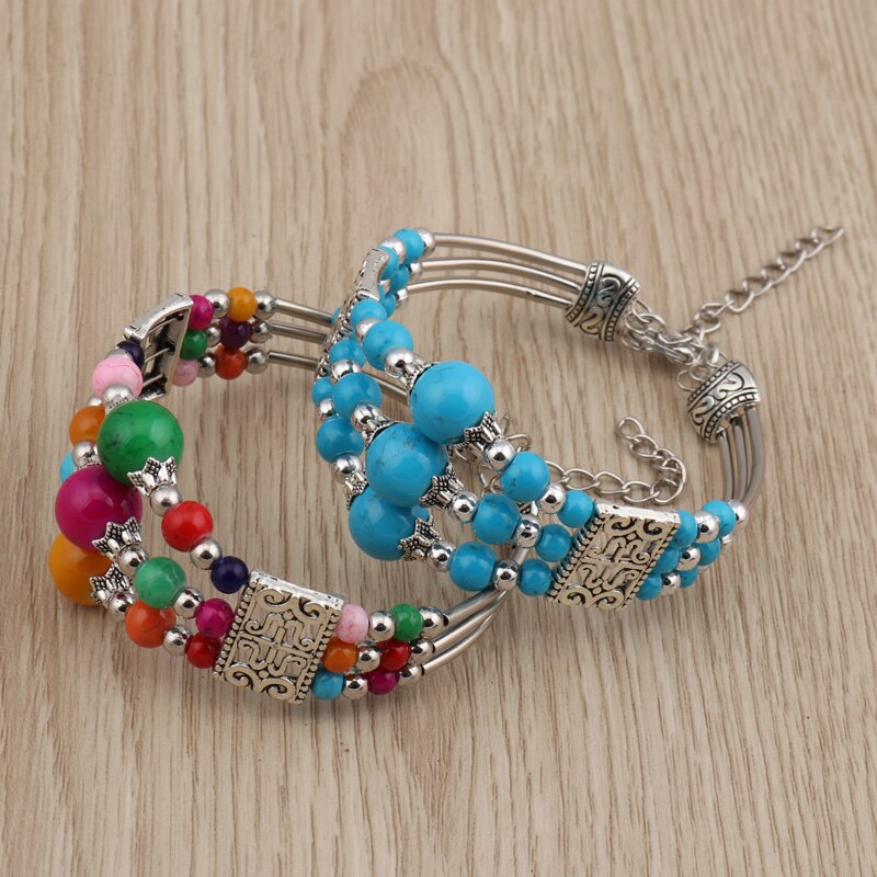 Tenande Maxi Boho perles Bracelets et Bracelets nouvelle ethnique coloré bracelet Bracelets pour femmes accessoires Bijuterias