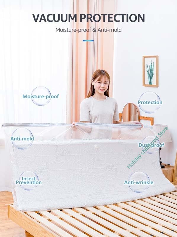 Heimgebrauch Latex matratze Vakuum beutel faltbare Verpackung Aufbewahrung kompression beutel für Erinnerung Schaum belüftete Matratzen auflagen und Pad