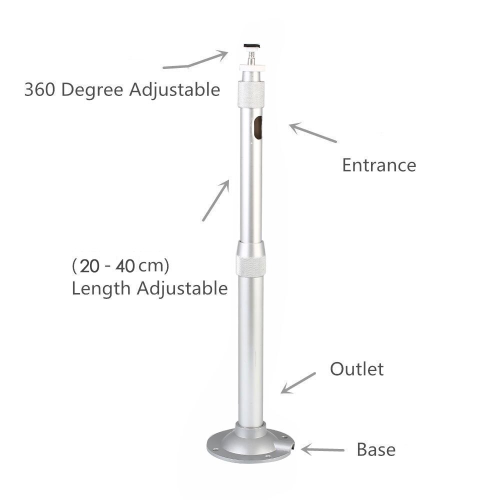 Universal projektor beslag 30cm to 60cm og 20cm to 40cm justerbar projektor væg støtte loft beslag bøjle holder