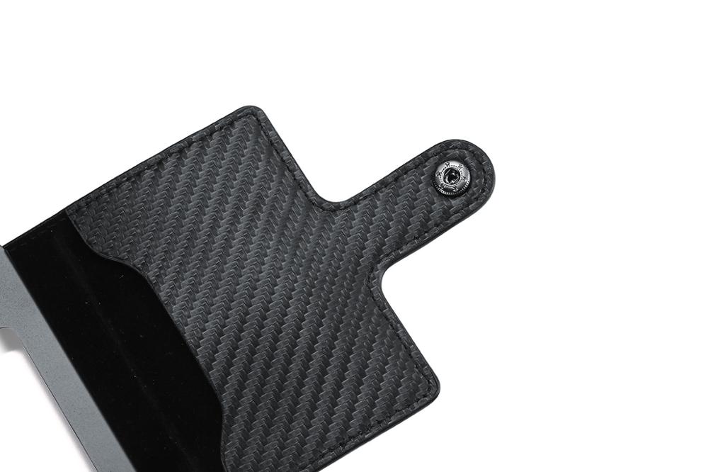 RFID anti-vol brosse métal crédit moraillon portefeuille porte-cartes hommes femmes en alliage d'aluminium porte-cartes pour