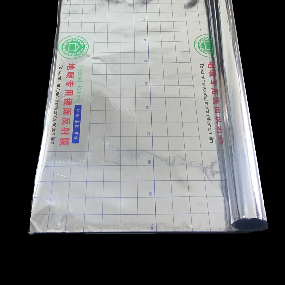 1mX2m Energy Saving Special Warming Aluminium Foil Mirror Reflective Film for Underfloor Heating System