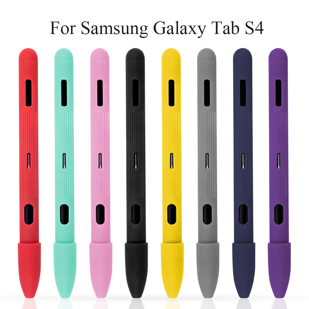 Komende Soft Silicone Case Nib Cover Mouwen Wrap Houder Voor Samsung Galaxy Tab S4 Pen Stofdicht Tip Houder duurzaam