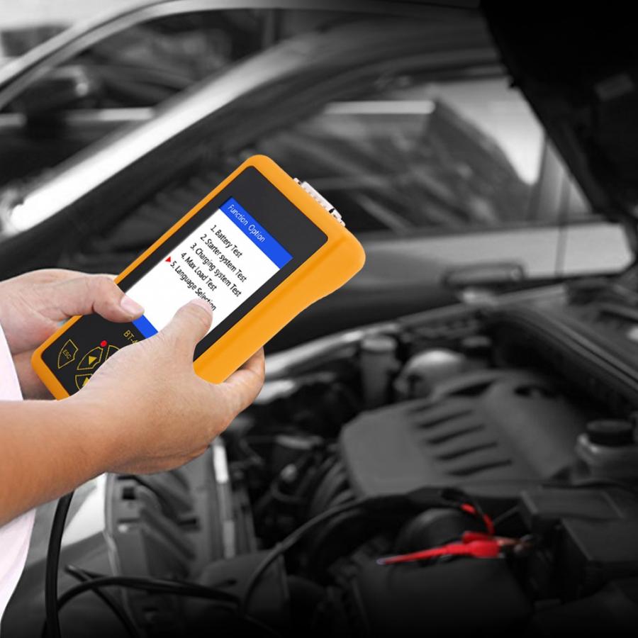 Digital Car Battery Analyzer Digital Battery Analyzer 4-inch TFT battery analyzer for 12 V vehicles and 24 V trucks