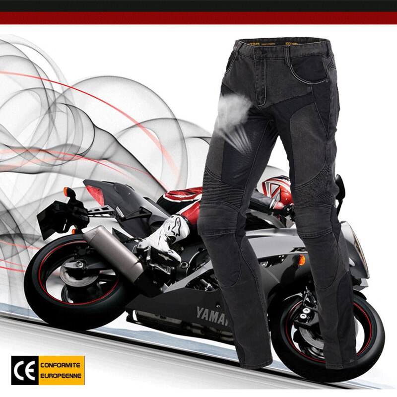 Motorcycle cross racing jeans summer breathable black mesh jeans for men Motorcycle protection pants motorcycle racing pants PK