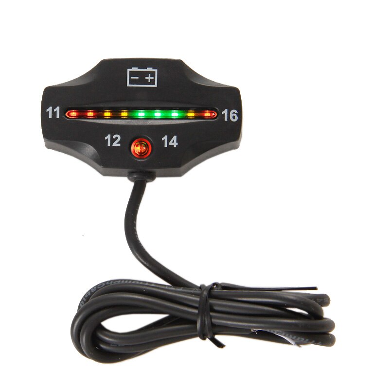 Battery Gauge LED battery VOLT meter battery indicator 12V FOR Auto Motorcycle ATV Tractor Trolling RL-BI006