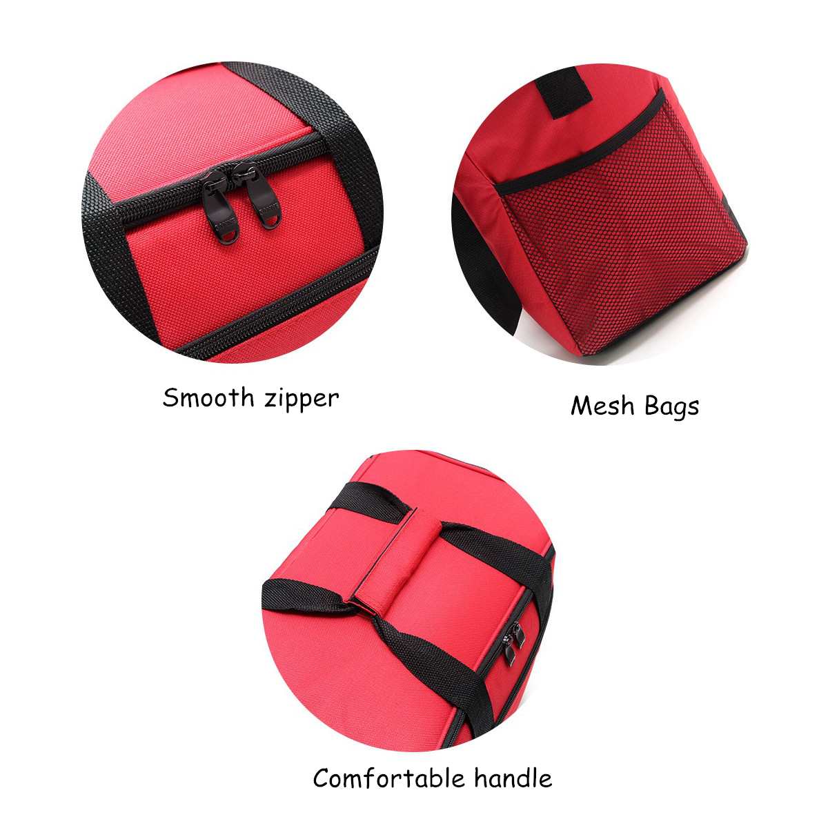 16L Lunch Picnic Camping Thermal Cooler Food Drink Cool Insulated Large Portable Bag Aluminum Foil Cooler Bag