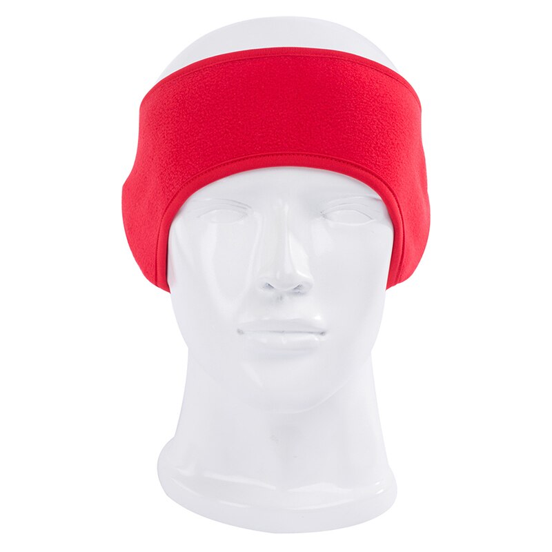 Ohrenklappen-haarreif für draußen, warme plüsch-ohrenschützer-mütze für den winter, fitness-yoga-mütze für damen, thermo-haaraccessoires für den winter: Großes rot