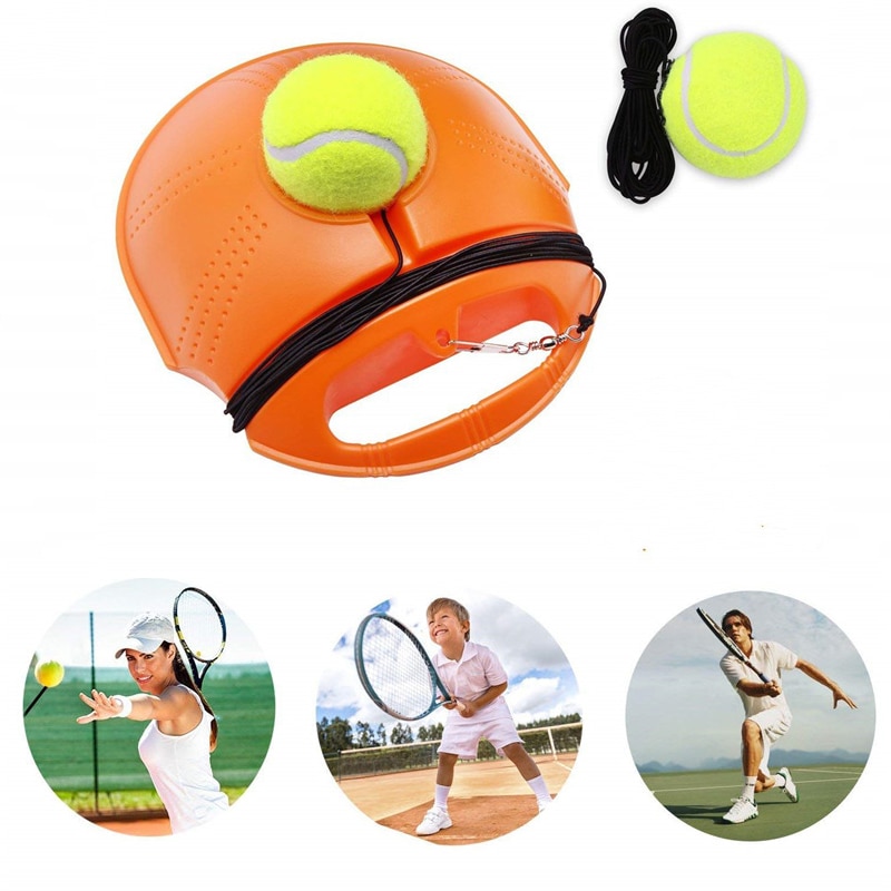 Tennis Training Robot Rebound Bal Met Plint Sparring Apparaat Tennisbal Sport Trainer Workout Tool Fitness Apparatuur