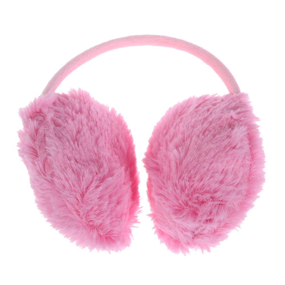 5 farver søde farverige høreværn ørevarmere øreværn øreværn vintervarmer rund ørevarmer pige: Lyserød