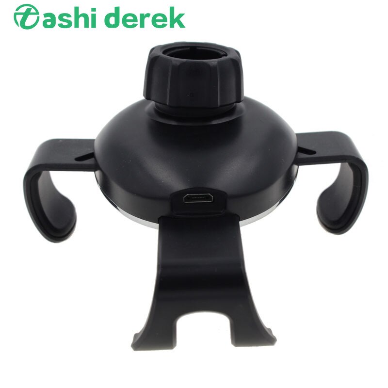 New bee RGB Headphone Stand, Gaming Headset Stand, Headset Holder, Wireless Charging Headphone Holder with 1 x USB 7 Lighting Effects, Modes Silver