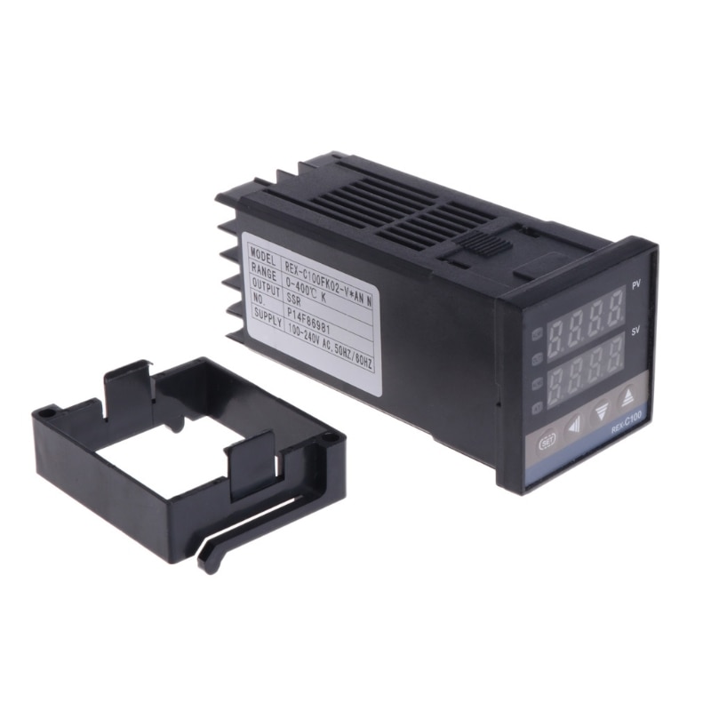 PID Digitale TEMPERATUURREGELAAR REX-C100 0 Tot 400 graden K Type Ingang SSR Output Temp Controller LS'D Tool qiang