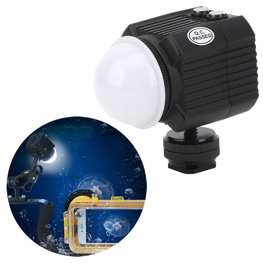 Orsda SL-19 Duiken Video Licht Onderwater Camera Flash 60M Waterdichte Duiken Vulling Licht 2000LM Voor Gopro Hero 10 9 8/Slr Camera